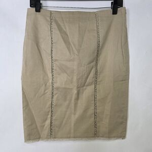 RED Valentino Minimalist lace accent skirt